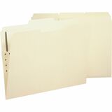Image for Business Source 1/3 Tab Cut Letter Recycled Fastener Folder