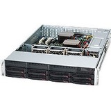 Supermicro SuperChassis 825TQC-R1K03LPB - Rack-mountable - Black - 2U - 10 x Bay - 1000 W - Power...