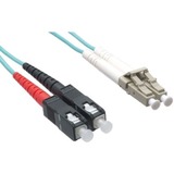 Axiom LC/SC Multimode Duplex OM4 50/125 Fiber Optic Cable 30m - TAA Compliant - 98.43 ft Fiber...