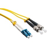 Axiom LC/ST Singlemode Duplex OS2 9/125 Fiber Optic Cable 1m - TAA Compliant - 3.28 ft Fiber Optic...