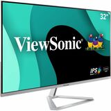ViewSonic VX3276-MHD 32 Inch 1080p Widescreen IPS Monitor with Ultra-Thin Bezels, Screen Split Capability HDMI and DisplayPort