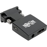 Tripp Lite by Eaton HDMI to VGA Active Converter with Audio (F/M), 1920 x 1200 (1080p) @ 60 Hz