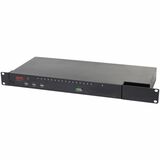 APC by Schneider Electric KVM1116R KVM Switchbox - 16 Computer(s) - 1 Local User(s) - 1 Remote User(s) - 20 x Network (RJ-45) - 2 x PS/2 Port - 5 x USB1 x VGA - Rack-mountable - 1U
