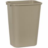 Rubbermaid Wastebasket - 38.99 L Capacity - Rectangular - Chip Resistant, Rust Resistant, Dent Resistant, Easy to Clean - 19.8" (502.92 mm) Height x 11" (279.40 mm) Width - Linear Low-Density Polyethylene (LLDPE), Plastic - Beige - 12 / Case