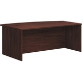 HON Foundation Desk Shell, 72"W - 72" x 42"29" , 1" Top, 1" Panel - Finish: Thermofused Laminate (TFL), Mahogany