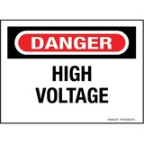 Panduit PPS0305D72 Labels Sign Danger High V Black Red White Pk5 Pps0305d72 074983424177