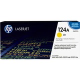 HP 124A (Q6002A) Original Toner Cartridge - Single Pack - Laser - Standard Yield - 2000 Pages - Yellow - 1 Each