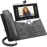 Cisco 8865NR IP Phone - Refurbished - Corded - Corded - Wall Mountable, Desktop - Charcoal