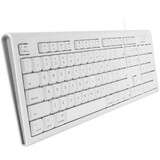 Macally QKEY Keyboards & Keypads Macally White 104 Key Full Size Usb Keyboard For Mac - Cable Connectivity - Usb Interface - 104 Key  701107497310