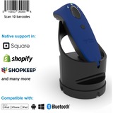 Socket Mobile SocketScan&reg; S730, Laser Barcode Scanner, Blue & Black Charging Dock