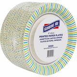 GJO10320 - Genuine Joe 9" Printed Paper Plates