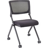 LLR41846 - Lorell Mobile Mesh Back Nesting Chairs