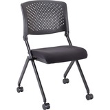 LLR41848 - Lorell Upholstered Foldable Nesting Chairs