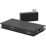 VT100 Dual Display USB3.0 Dock - for Windows and Mac laptop systems, 1x HDMI, 1x VGA, 2x USB 3.0, 1x SD/MicroSD Reader, RJ45, supporting Enterprise Features: Wake on LAN, MAC Address Pass-Through and PXE Boot