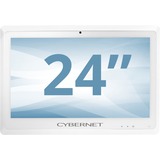 Cybernet CyberMed S24 All-in-One Computer - Intel Core i5 6th Gen i5-6200U 2.30 GHz - 8 GB RAM DDR4 SDRAM - 128 GB SSD - 23.6" Full HD 1920 x 1080 Touchscreen Display - Desktop - White