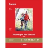 Canon PP-301 Photo Paper Plus Glossy II - Letter - 8 1/2" x 11" - Glossy - 1 Each - White