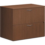 HON Foundation Shaker Cherry Laminate Desking - 2-Drawer - 29" x 20" x 35.5" - 2 x File Drawer(s) - Finish: Shaker Cherry, Thermofused Laminate (TFL)