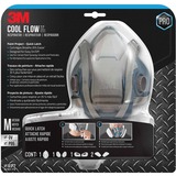 3M Quick Latch Pro Multipurpose Respirator - Recommended for: Multipurpose - Medium Size - Odor, Respiratory Protection - Blue - Filter, Comfortable, Exhalation Valve, Soft - 1 / Pack
