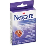 Nexcare Toe Blister Comfort Cushion - 2.75" (69.85 mm) x 1" (25.40 mm) - 5/Pack - 5 Per Pack - Clear