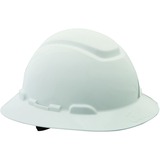 3M Non-Vented Hard Hat - Head Protection - White - Comfortable, Adjustable Height, Ratchet, Low Profile, Non-vented - 1 Each