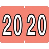 Pendaflex ID Label - "2020" - Rectangle - Pink - 500 / Box