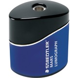 Staedtler Single Hole Oval Pencil Sharpener - Portable - 1 Hole(s) - Metal - Blue - 1 Each