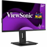 ViewSonic Graphic VG2455 23.8" Full HD LED Monitor - 16:9 - Black - 24.00" (609.60 mm) Class - In-plane Switching (IPS) Technology - LED Backlight - 1920 x 1080 - 16.7 Million Colors - 250 cd/m - 15 ms - HDMI - VGA - DisplayPort