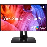 ViewSonic VP2458 24 Inch 60hz IPS 1080p Monitor with Ultra-Thin Bezels, Advanced Ergonomics, HDMI, USB, DisplayPort, VESA, Flicker Free, Blue Light Filter