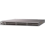 Cisco MDS 9148T 32G 1 RU FC switch, w/ 24 active FC ports, 4 Fans, 2 PSU, Port Side Intake, spare