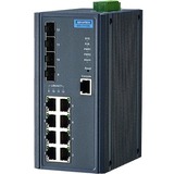 B&b Smartworx EKI-7712E-4F-AE Switches & Bridges 8fe + 4sfp Port Managed Ethernet Switch Eki-7712e-4f-ae Eki7712e4fae 