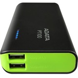 Xpg APT100-10000M-5V-CBKGR Power Banks Adata Apt100-10000mah 5v/2.1a Power Bank Black-green Apt100-10000m-5v-cbkgr Apt10010000m5vcbkgr 842243012316