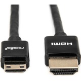 Rocstor 6ft Slim High-Speed HDMI&reg; Cable with Ethernet - HDMI to HDMI Mini M/M