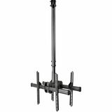 Image for StarTech.com Dual TV Ceiling Mount - Back-to-Back Hanging Dual Screen VESA Pole Mount for 32'-75' TVs - Height Adjustable Telescopic Pole