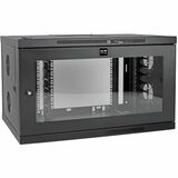 Tripp Lite by Eaton SmartRack 9U Low-Profile Switch-Depth-Plus Wall-Mount Mini Rack Enclosure Wide Acrylic Window