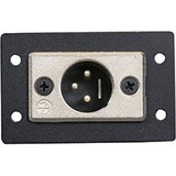 Legrand AV8014BK Faceplates & Mounting Boxes Neutrik Xlr3-pin,m/solder Av8014bk 786776184822