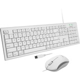 Macally Full Size USB Keyboard and Optical USB Mouse Combo For Mac