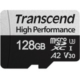 Transcend Usa TS128GUSD330S Memory Cards 128gb Microsd W/ Adapter Uhs-i Flsh - U3 A2 Ts128gusd330s 760557843306