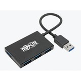 Tripp Lite USB 3.0 SuperSpeed Slim Hub, 5 Gbps - 4 USB-A Ports, Portable, Aluminum - USB - External - 4 USB Port(s) - 4 USB 3.0 Port(s) - PC, Chrome OS