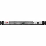 APC Smart-UPS, Line Interactive, 500VA, Lithium-ion, Rackmount 1U, 120V, 4x NEMA 5-15R outlets, Network Card, Short Depth