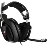 Astro A40 TR Headset - Stereo - Mini-phone (3.5mm) - Wired - 48 Ohm - 20 Hz - 20 kHz - Over-the-head - Binaural - Ear-cup - 6.6 ft Cable - Uni-directional Microphone - Black