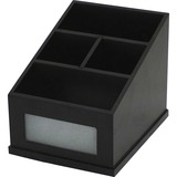 Victor+Midnight+Black+Multi-Use+Storage+Caddy+with+Adjustable+Compartment