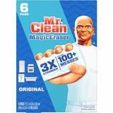 Mr. Clean Magic Eraser Pads - For Multipurpose - 6 / Pack - Sturdy - White
