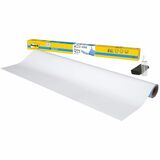 Post-it Flex Write Surface - White Surface - White Sheet Color - Rectangle - 96" (2438.40 mm) Length x 48" Width - 1 / Roll