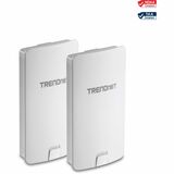 TRENDnet 14 DBI WiFi AC867 Outdoor Poe Preconfigured Point-to-Point Bridge Kit; 4 DBI Directional Antennas; for Point-to-Point WiFi Bridging Applications; 5GHz; AC867; TEW-840APBO2K - 14dBi WiFi AC867 PoE Point-to-Point Bridge Kit