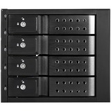 Istarusa BPN-DE340MS-BLACK Drive Cabinets Trayless 3x 5.25" To 4x 3.5" 12gb/s Hdd Ssd Sff-8643 Hot-swap Rack Bpnde340msblack 818239118928