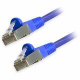 Comprehensive Cat6 Snagless Shielded Ethernet Cables, Blue, 1ft