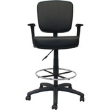 Boss Oversized Drafting Stool with Foot Rest Black
