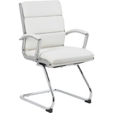 Boss Executive CaressoftPlus Chair with Metal Chrome Finish - Guest Chair