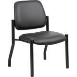 Boss Antimicrobial Armless Guest Chair, 300 lb. Weight Capacity