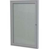 Ghent+1+Door+Enclosed+Vinyl+Bulletin+Board+with+Satin+Frame